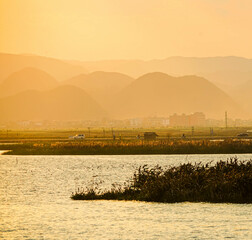 Scenery of rural areas in southern China (Puzhehei)