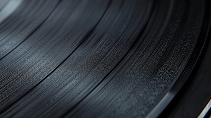 Record Player Playing Song on Vinyl Record. Generative AI