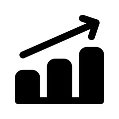 growth glyph icon