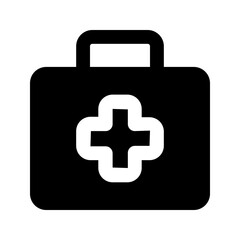 first aid kit glyph icon