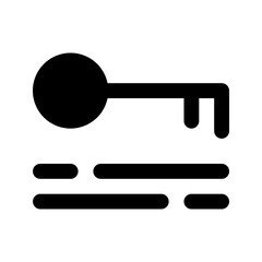 keyword glyph icon