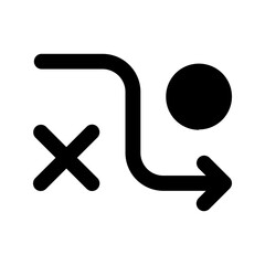 marketing strategy glyph icon