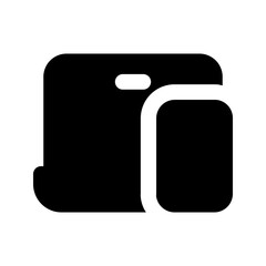 responsive glyph icon