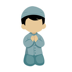 Child Praying Illustration