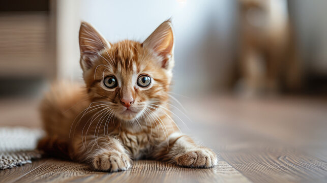 Cute young kitten
