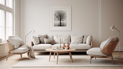 Fototapeta na wymiar Interior design of modern luxury living room 