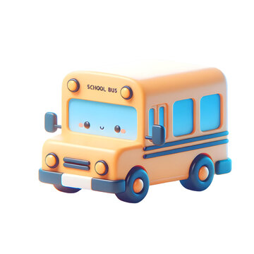 3D school bus