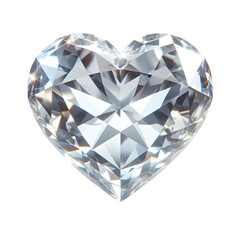 Fototapeta premium 3D heart shape diamond
