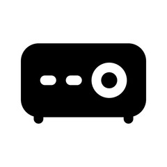 amplifier glyph icon