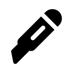 cutter glyph icon