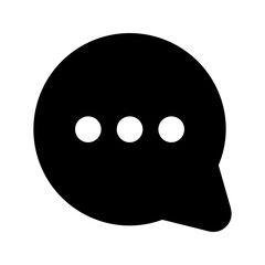 conversation glyph icon