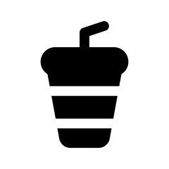 Soft drink glyph icon