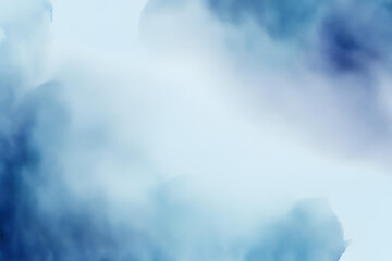 Abstract Gradient Smooth Blurred Watercolor Indigo Blue Background Image