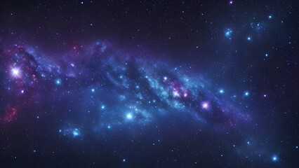 Galaxy dark black blue background Nebula and galaxies in space. Abstract cosmos purple pink pastel background. Night Sky and Deep Space.