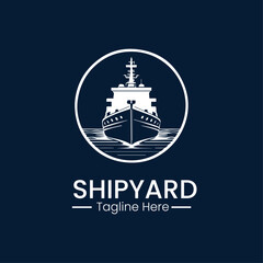 Shipyard logo template