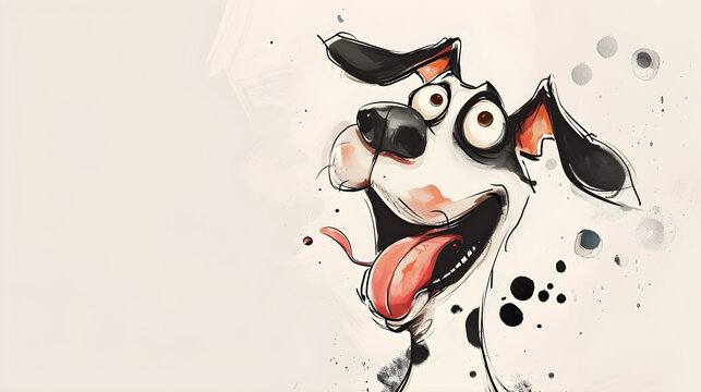 funny dog character