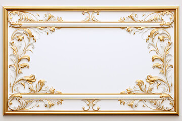 White frame background
