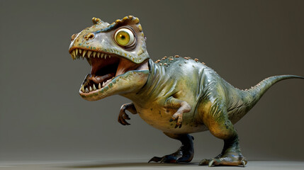 funny 3D dinosaur character