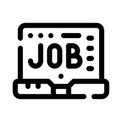 job offer line icon