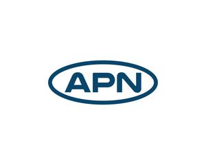 APN logo design vector template