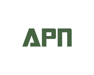 APN logo design vector template