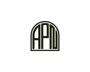 APN logo design vector template