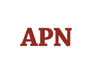 APN logo design vector template