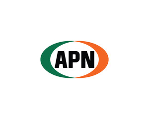 APN logo design vector template