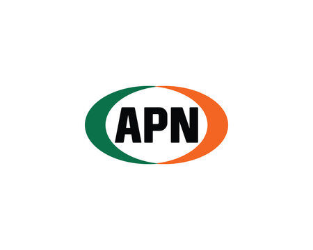 APN logo design vector template