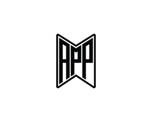 APP logo design vector template