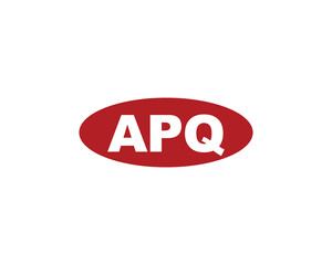 APQ logo design vector template