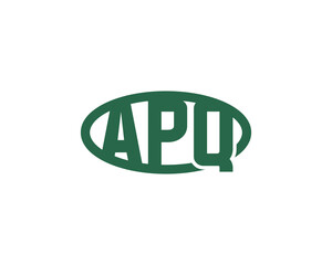 APQ logo design vector template