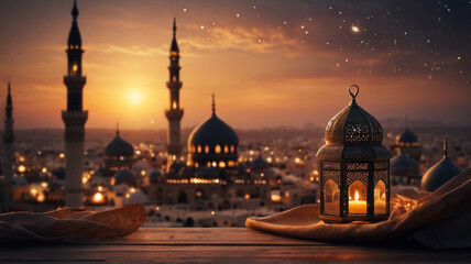 Islamic and Ramadan themed background