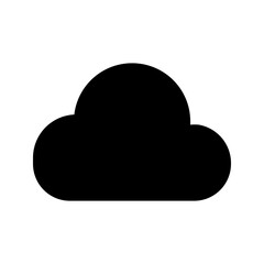 cloud glyph icon