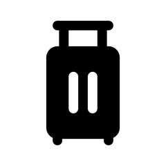 suitcase glyph icon