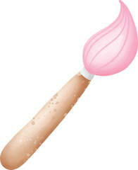 cream isolated on white background