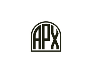 APX logo design vector template