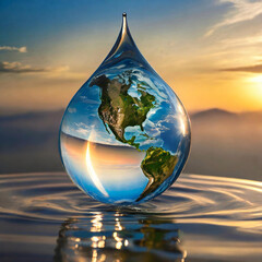 l'eau ressource de plus en plus rare sur la planète - 740403242