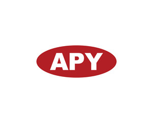 APY Logo design vector template