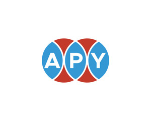 APY Logo design vector template