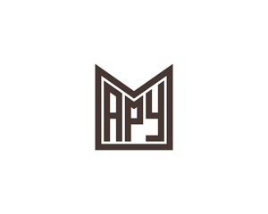 APY Logo design vector template