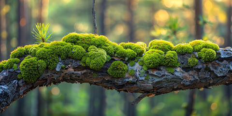Wilderness Tapestry Moss Covered Branches Unveiled