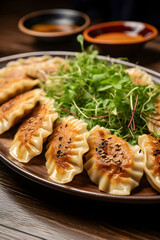 A Feast of Authentic Japanese Gyoza: a Delightful Fusion of Taste, Texture, and Craftsmanship
