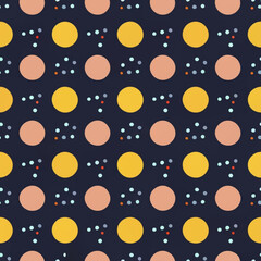 seamless pattern with stars and circles, pattern, seamless, vector, illustration, texture