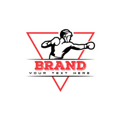 boxing logo vector design unique design