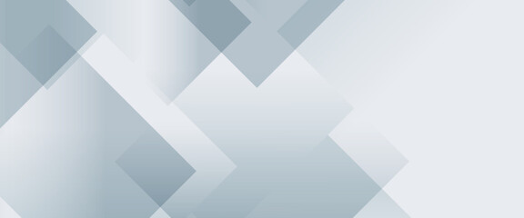 Fototapeta premium White modern and simple abstract banner art vector with shapes. For background presentation, background, wallpaper, banner, brochure, web layout, and cover