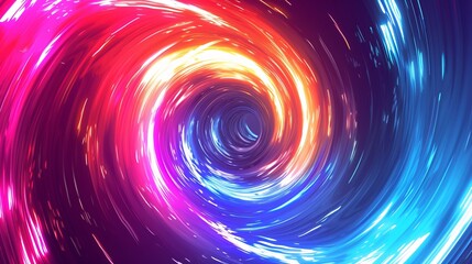 Abstract colorful swirl 3D background, abstract graphic poster PPT background