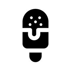 ice cream glyph icon