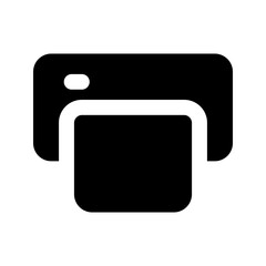 printer glyph icon