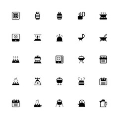 Stove Duotone 2d Icon. Editable stroke. Pixel Perfect at 32x32